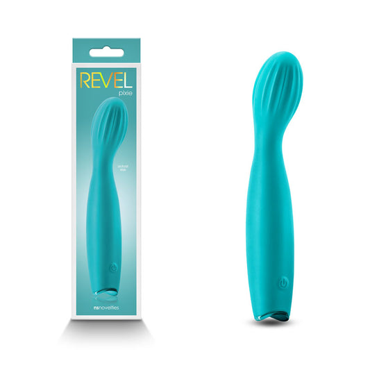 Revel Pixie Teal Teal 17.3 Cm Usb Rechargeable Vibrator