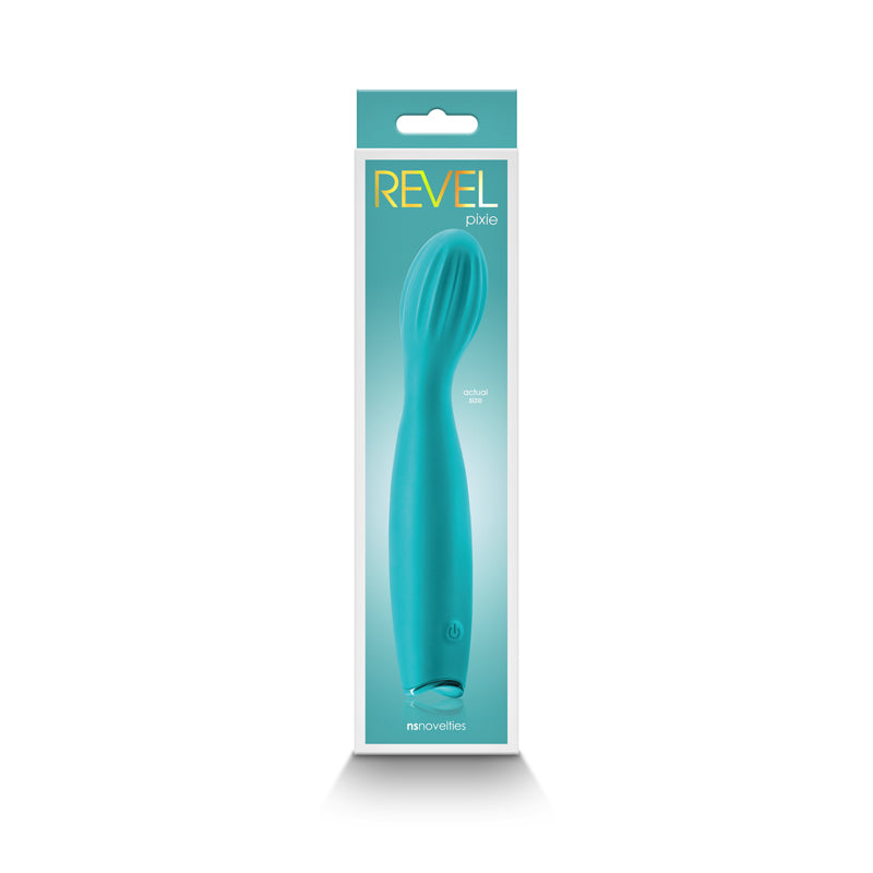Revel Pixie Teal Teal 17.3 Cm Usb Rechargeable Vibrator