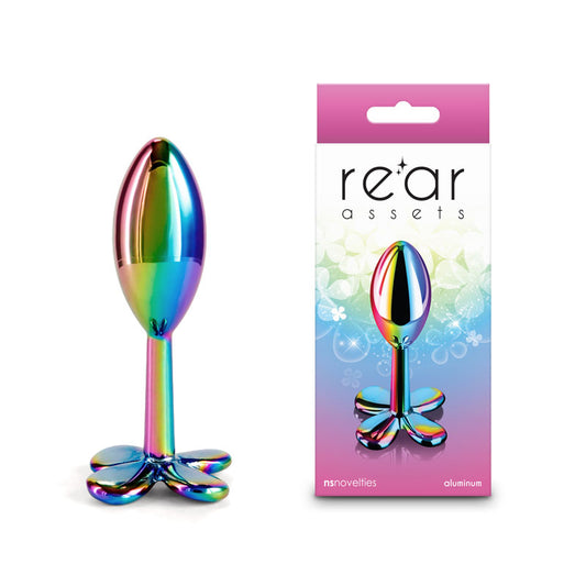Rear Assets Clover Multicolour Multicoloured 9.2 Cm Metallic Butt Plug