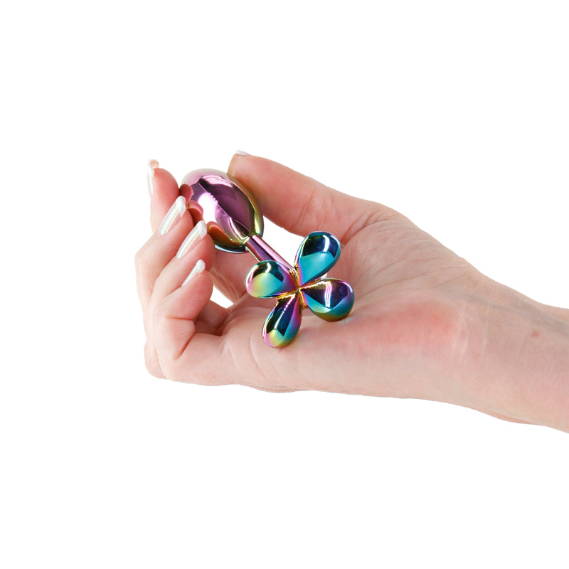 Rear Assets Clover Multicolour Multicoloured 9.2 Cm Metallic Butt Plug