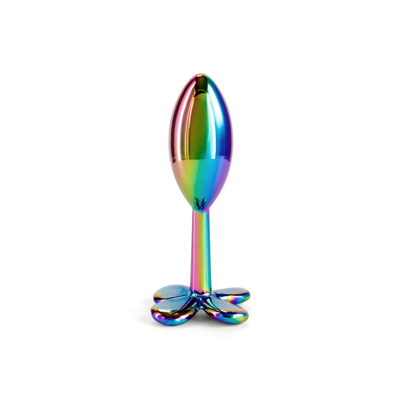 Rear Assets Clover Multicolour Multicoloured 9.2 Cm Metallic Butt Plug