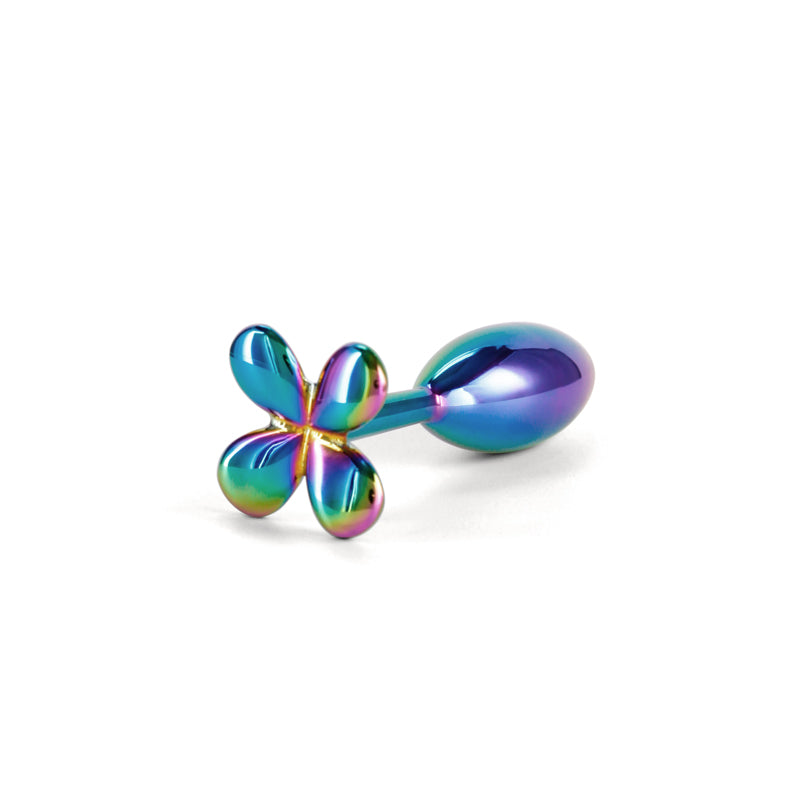 Rear Assets Clover Multicolour Multicoloured 9.2 Cm Metallic Butt Plug