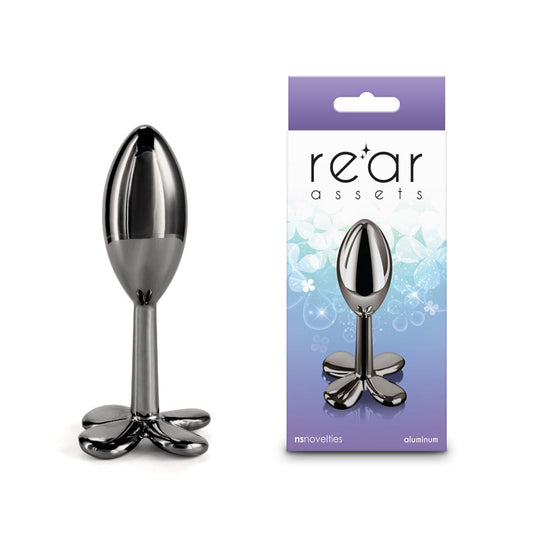 Rear Assets Clover Gunmetal Gunmetal 9.2 Cm Metallic Butt Plug