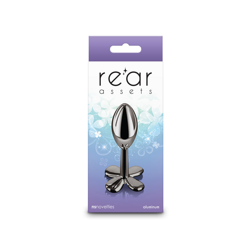 Rear Assets Clover Gunmetal Gunmetal 9.2 Cm Metallic Butt Plug