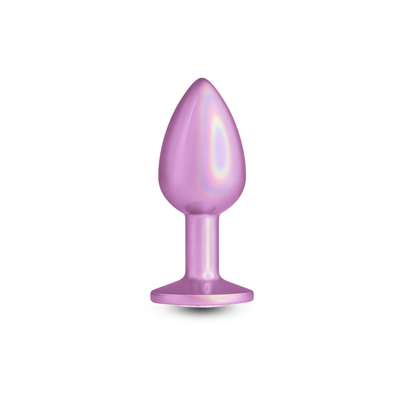 Rear Assets Iridescent Small Pink Iridescent Pink 7.1 Cm Small Butt Plug