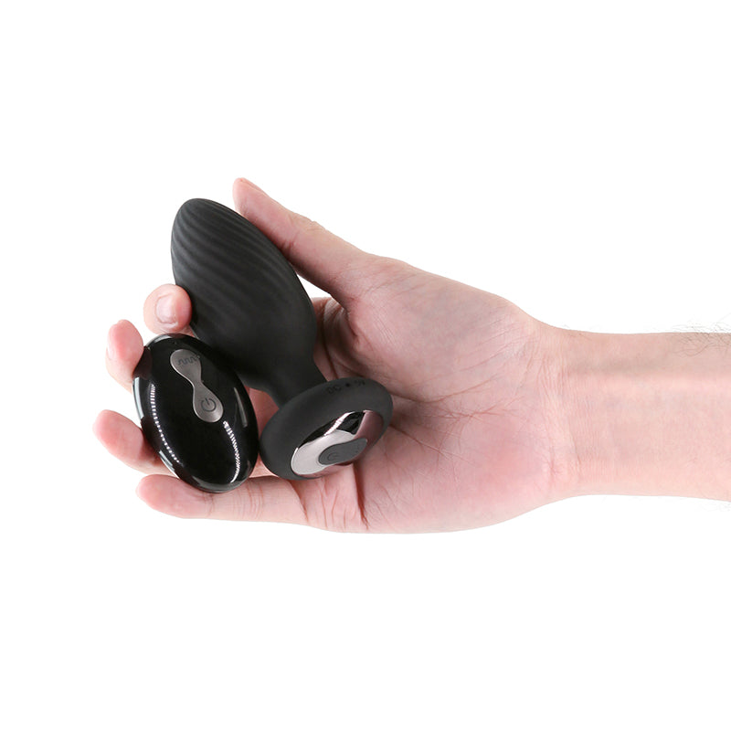 Renegade Alpine 2.0 Black 10.7 Cm Usb Rechargeable Gyrating Anal Plug With Remote