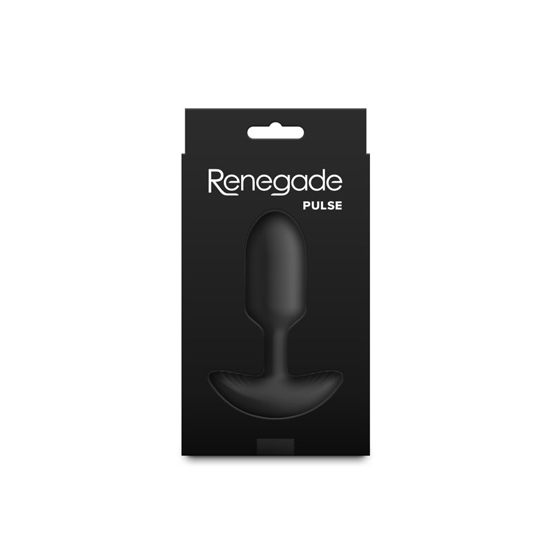 Renegade Pulse Black Black 11 Cm Usb Rechargeable Vibrating Butt Plug