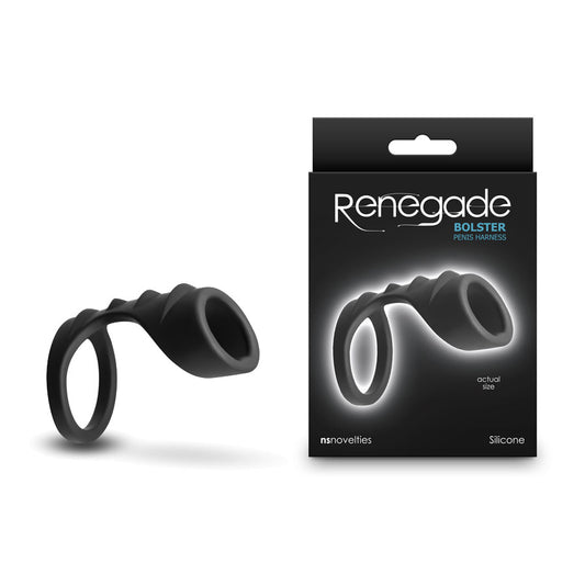 Renegade Bolster Black Black Penis Harness