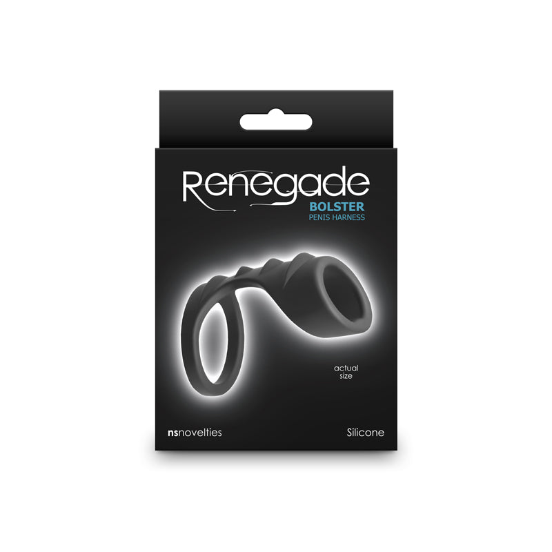 Renegade Bolster Black Black Penis Harness
