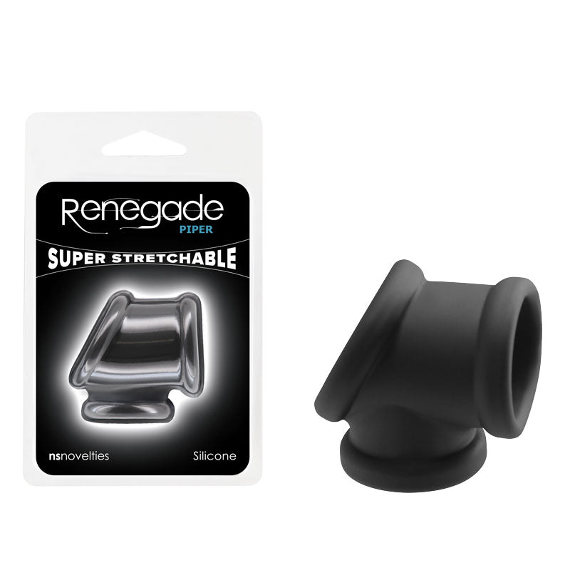 Renegade Piper Black Black Cock & Balls Tube