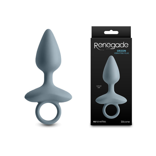Renegade Orion Grey Grey 13 Cm Usb Rechargeable Vibrating Butt Plug