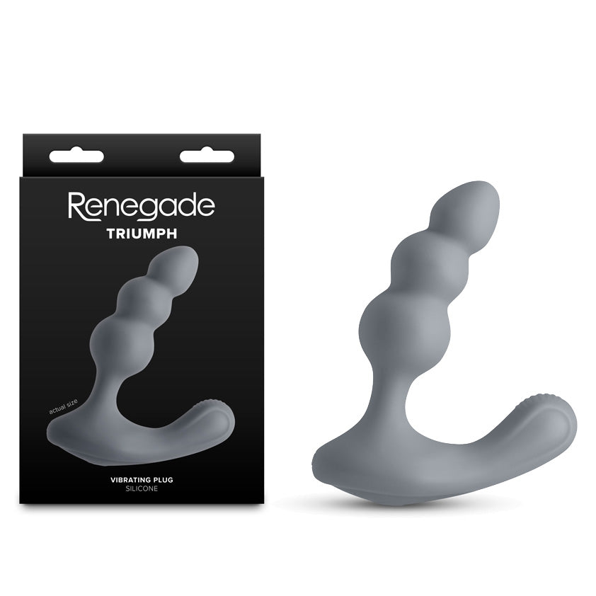 Renegade Thumper Grey Grey 13.1 Cm Usb Rechargeable Prostate Massager