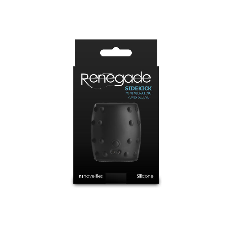 Renegade Sidekick Black Black Usb Rechargeable Vibrating Penis Cage