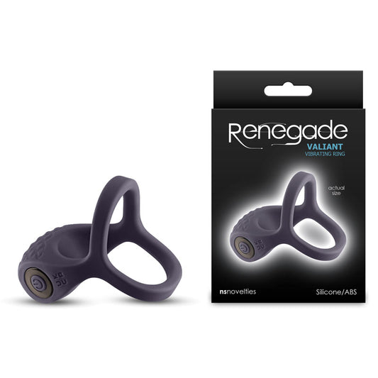 Renegade Valiant Grey Grey Usb Rechargeable Cock Ring