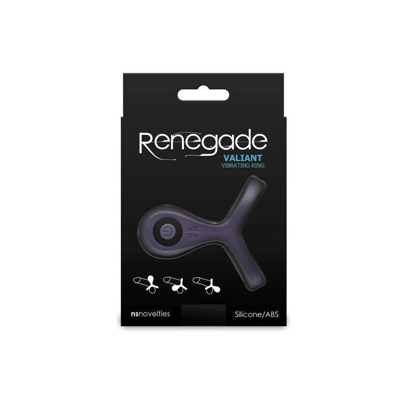 Renegade Valiant Grey Grey Usb Rechargeable Cock Ring