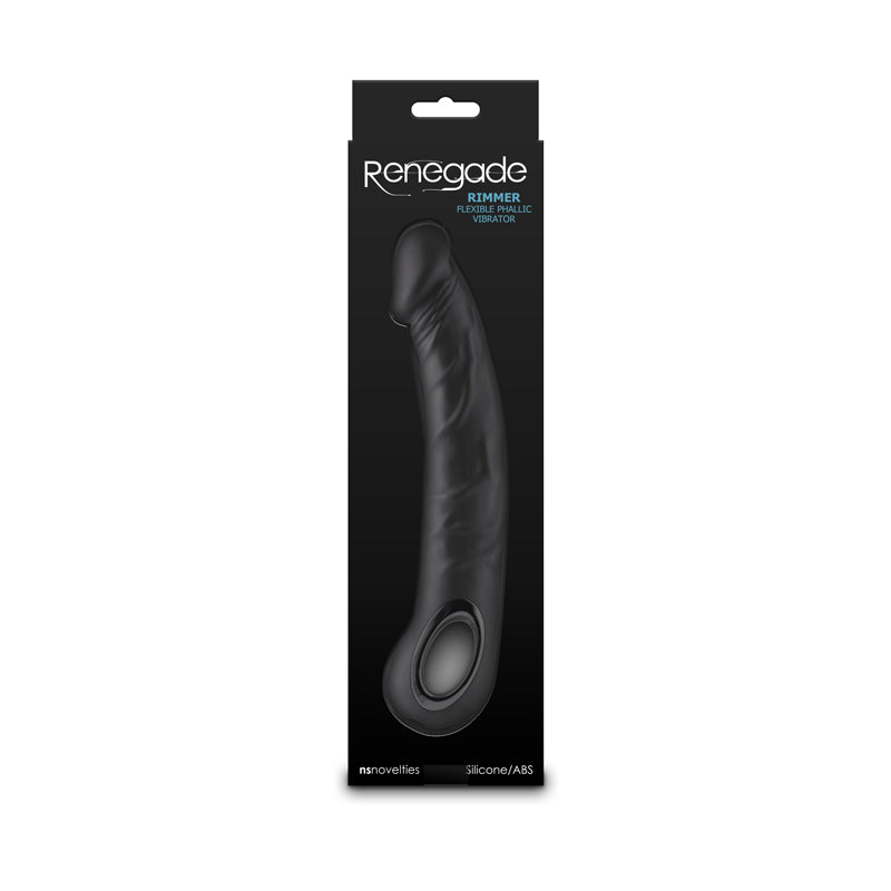 Renegade Rimmer Black Black 22 Cm Usb Rechargeable Vibrator