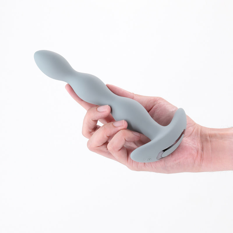 Renegade Vantage Grey Grey 20.6 Cm Usb Rechargeable Vibrating Anal Beads