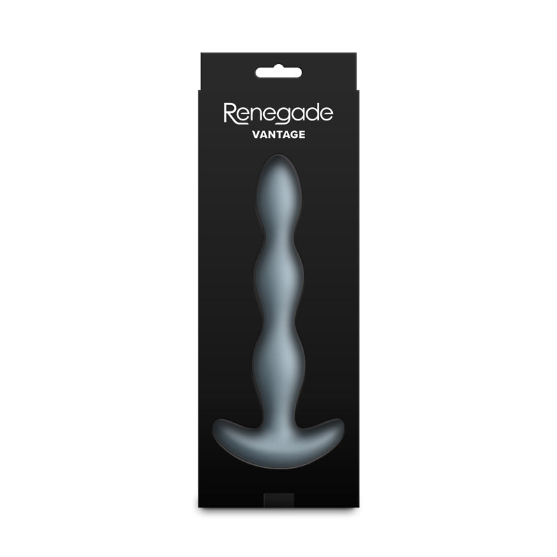 Renegade Vantage Grey Grey 20.6 Cm Usb Rechargeable Vibrating Anal Beads