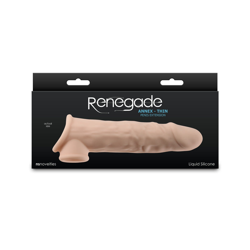 Renegade Annex Thin Flesh Flesh 19.4 Cm Penis Extender Sleeve