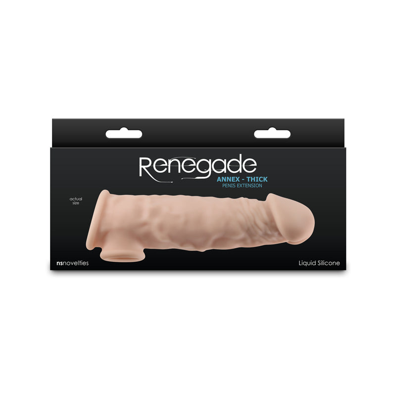 Renegade Annex Thick Flesh Flesh 18.6 Cm Penis Extender Sleeve