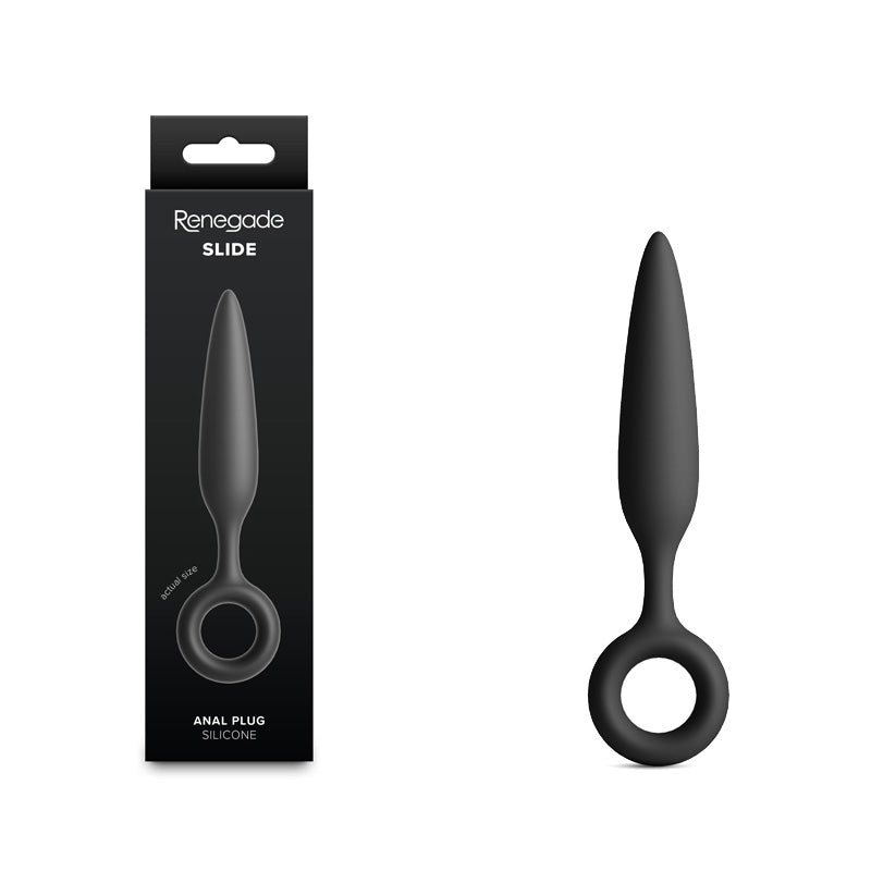 Renegade Slide Black Black 12.7 Cm Anal Plug