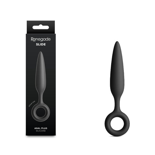 Renegade Slide Black Black 12.7 Cm Anal Plug
