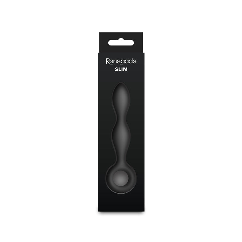 Renegade Slim Black Black 12.7 Cm Anal Plug