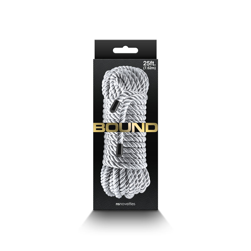 Bound Rope Silver Silver Bondage Rope 7.6 Metre Length