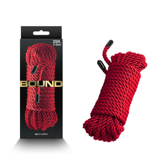Bound Rope Red Red Bondage Rope 7.6 Metre Length