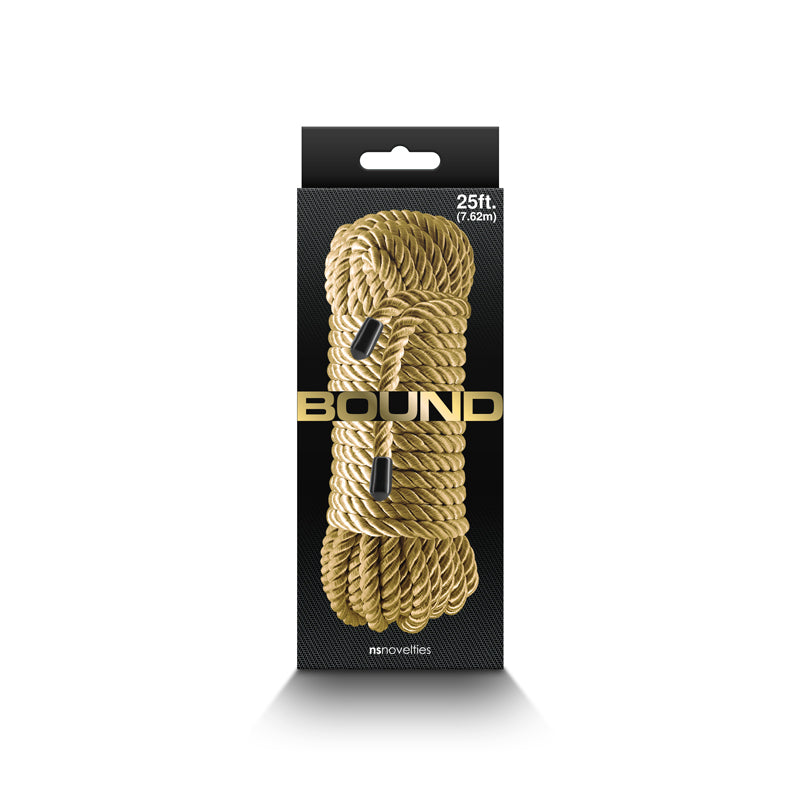 Bound Rope Gold Gold Bondage Rope 7.6 Metre Length