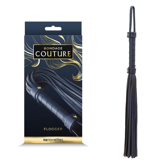 Bondage Couture Flogger Blue Blue Flogger Whip