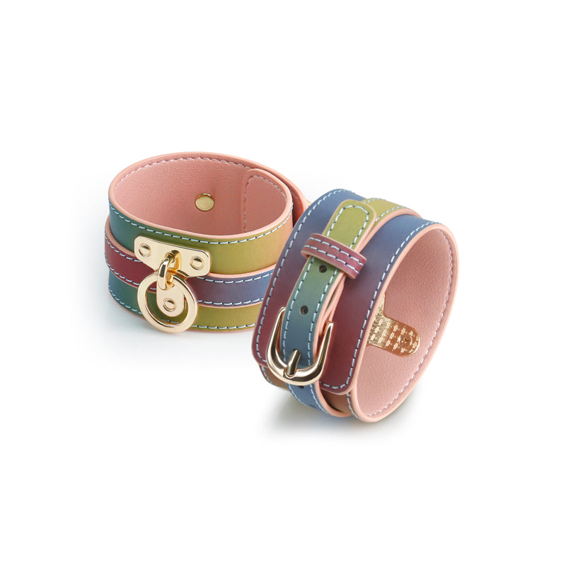 Spectra Bondage Ankle Cuffs Rainbow Rainbow Restraints