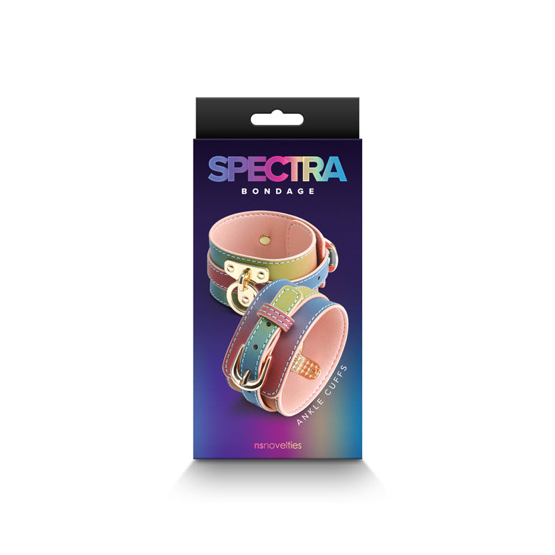 Spectra Bondage Ankle Cuffs Rainbow Rainbow Restraints