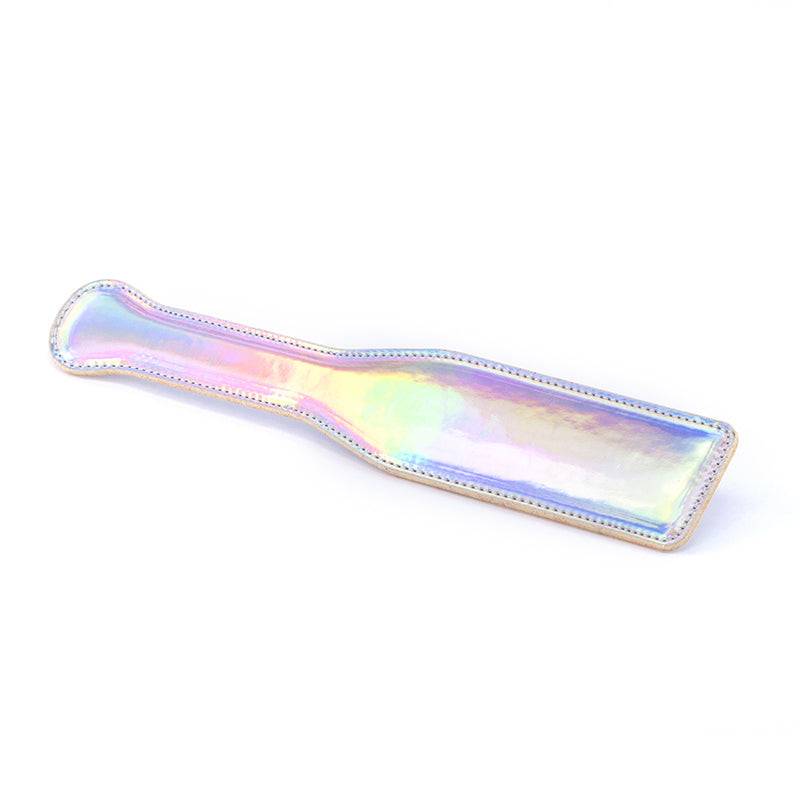 Cosmo Bondage Paddle Rainbow Metallic Rainbow Paddle