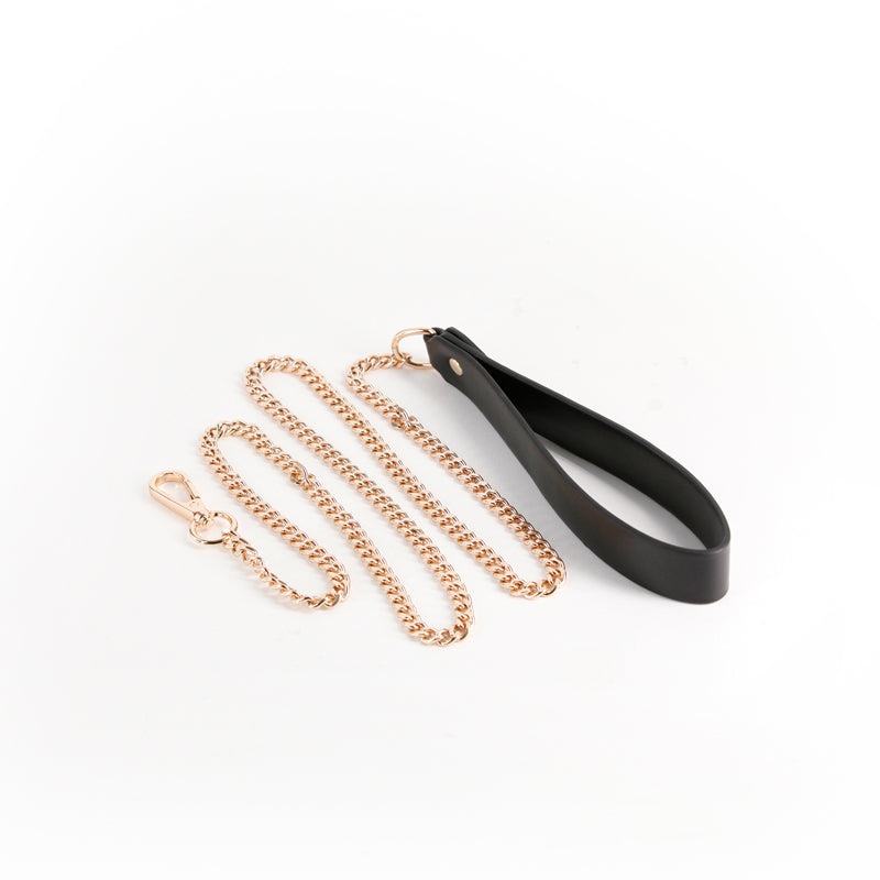 Fetish & Fashion Nyx Leash Black/Gold Leash