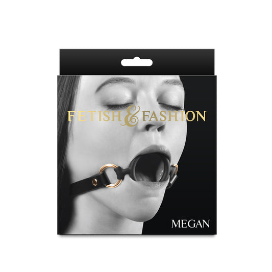 Fetish & Fashion Megan Black Black Mouth Restraint