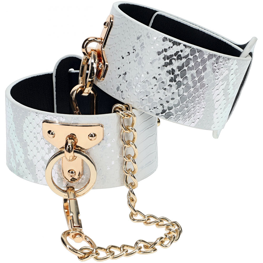 Ouch! Florence Collection Leg Cuffs White Restraints