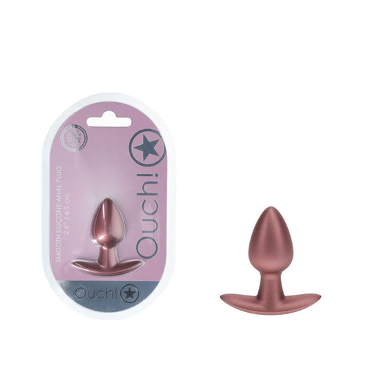 Ouch! Anal Plug Small Rose Gold Rose Gold 6.5 Cm Small Butt Plug