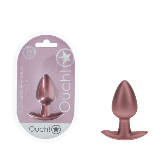 Ouch! Anal Plug Medium Rose Gold Rose Gold 7.9 Cm Medium Butt Plug