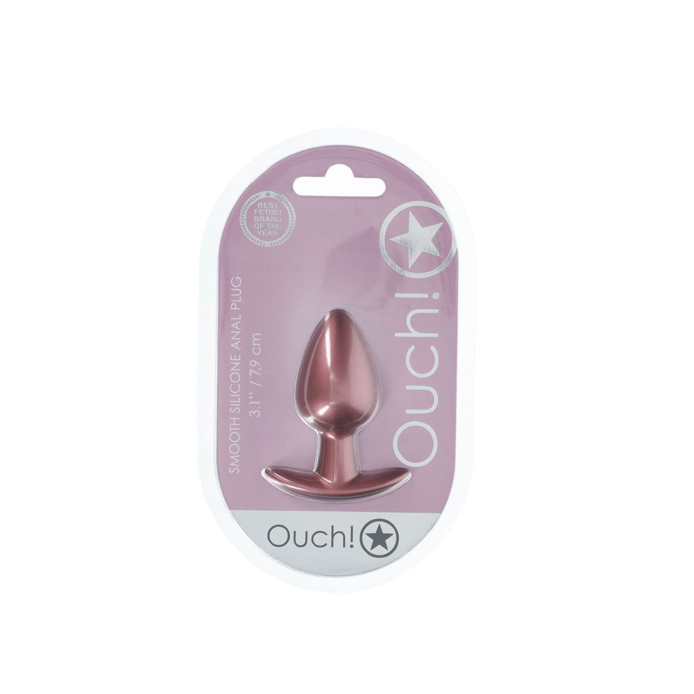Ouch! Anal Plug Medium Rose Gold Rose Gold 7.9 Cm Medium Butt Plug