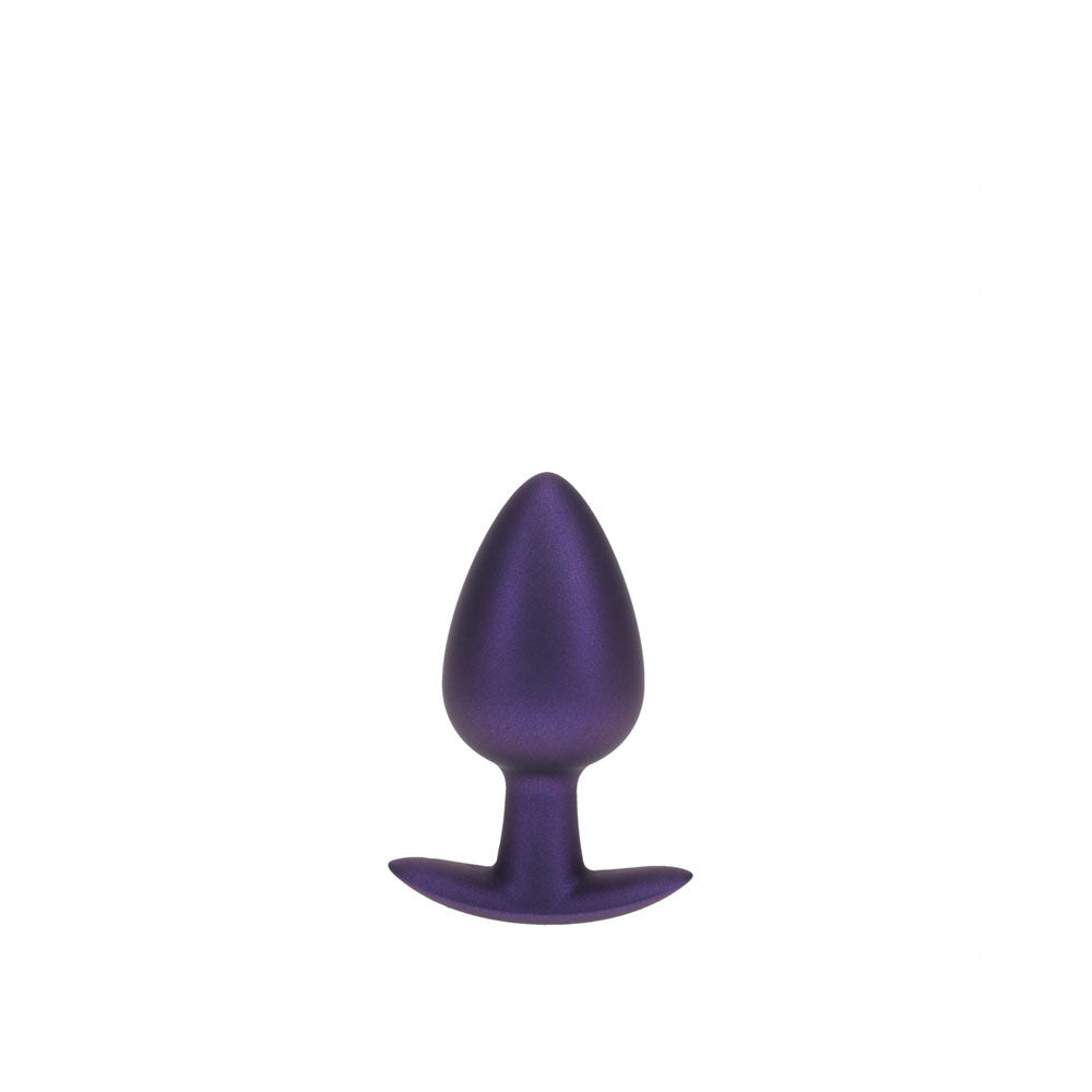 Ouch! Anal Plug Large Metallic Purple Metallic Purple 8.9 Cm Large Butt Plug