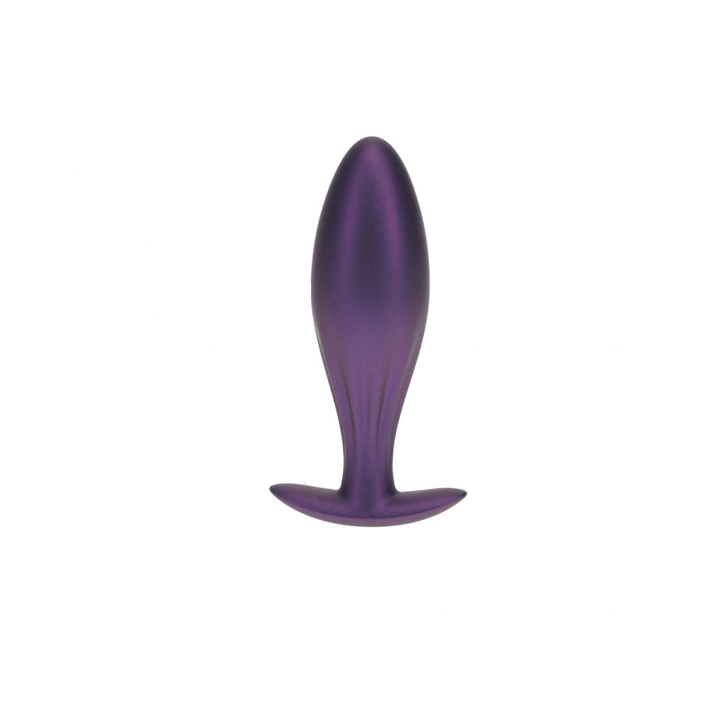 Ouch! Oval Anal Plug Metallic Purple Metallic Purple 11.7 Cm Butt Plug