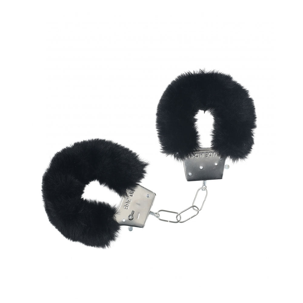 Ouch! Classic Fluffy Cuffs Black Black Fluffy Restraints