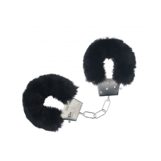 Ouch! Classic Fluffy Cuffs Black Black Fluffy Restraints