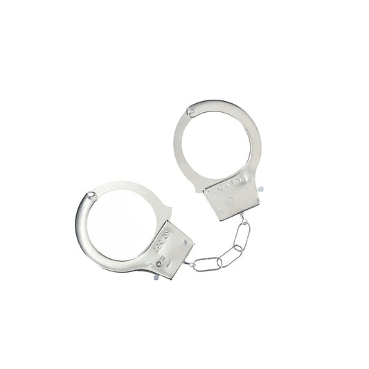 Ouch! Classic Metal Cuffs Silver Metal Restraints