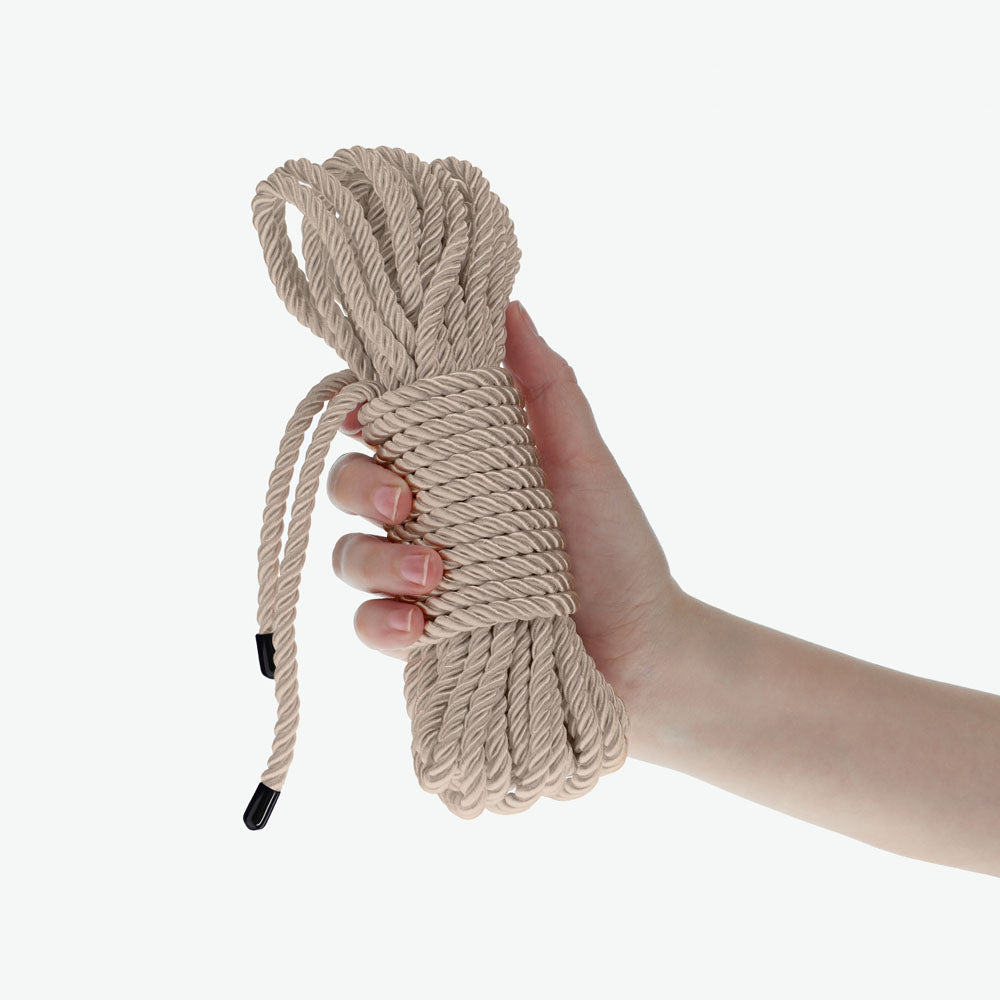 Ouch! Bondage Rope 10 M Gold Gold Nylon Bondage Rope 10 Metre Length