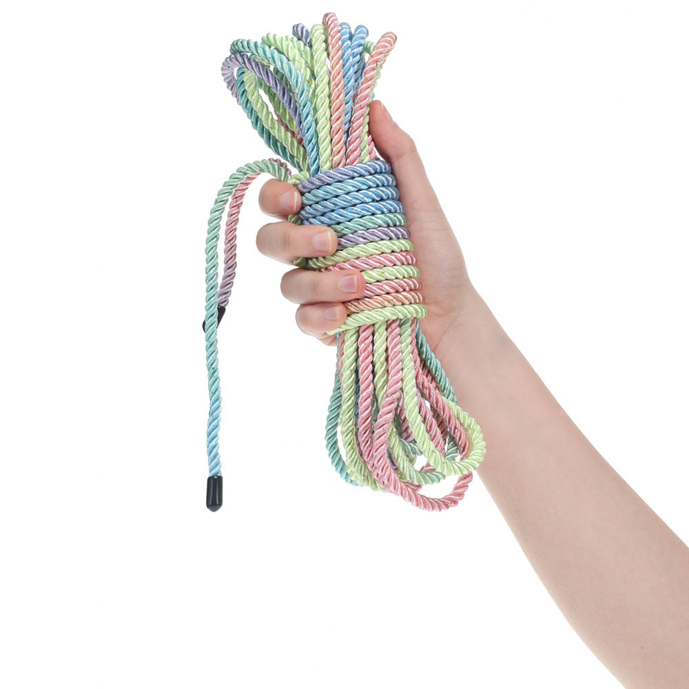 Ouch! Bondage Rope 10 M Multicolour 1 Multicoloured Nylon Bondage Rope 10 Metre Length