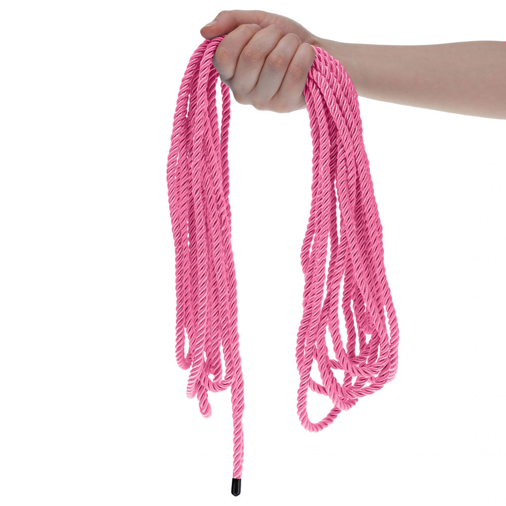 Ouch! Bondage Rope 10 M Pink Pink Nylon Bondage Rope 10 Metre Length
