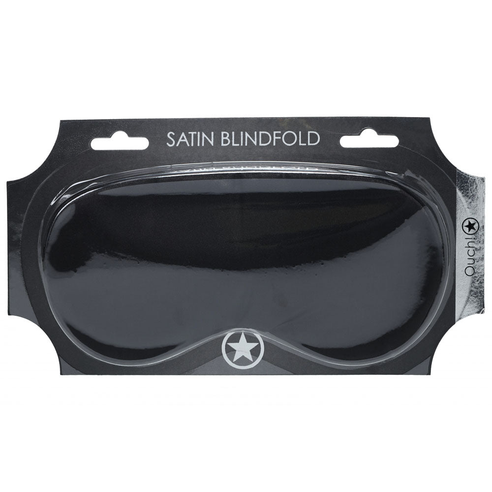 Ouch! Satin Mask Black Black Eye Mask
