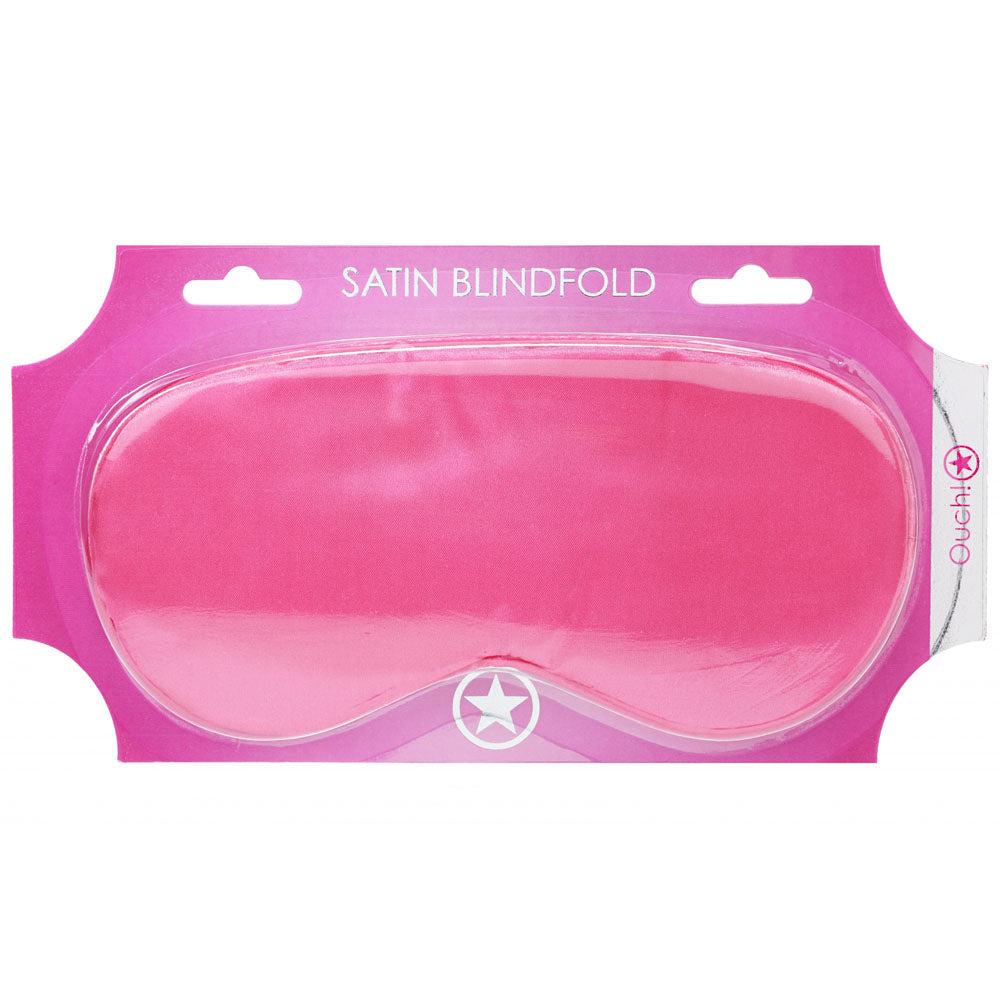 Ouch! Satin Mask Pink Pink Eye Mask